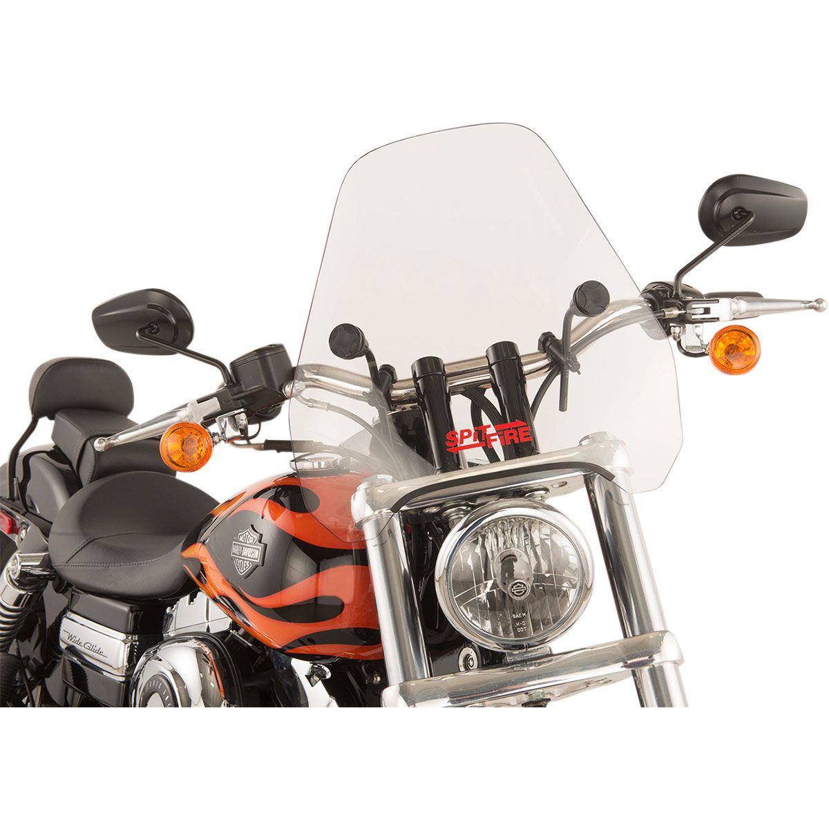 Slipstreamer S-06C Motorcycle Clear Windshield