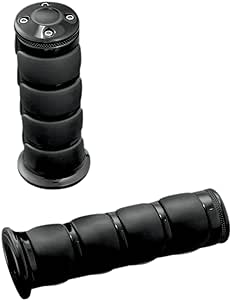 Kuryakyn ISO Black Grips For 7/8" Bar Sport Bikes - 6344