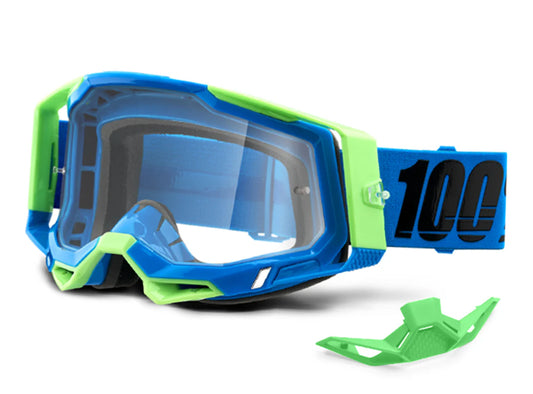 100% The Racecraft 2 Goggles Adult- Clear Lens