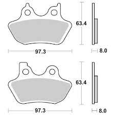 Harley Davidson Front brake pads SBS 826 HS